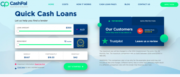 CashPal - Loans up to $10 000