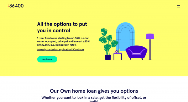 86 400 Own Home Loan Fixed review