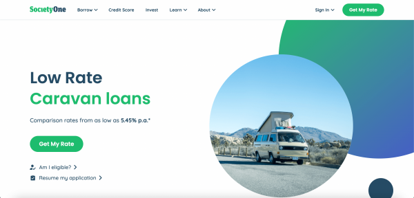 SocietyOne Caravan Loan review