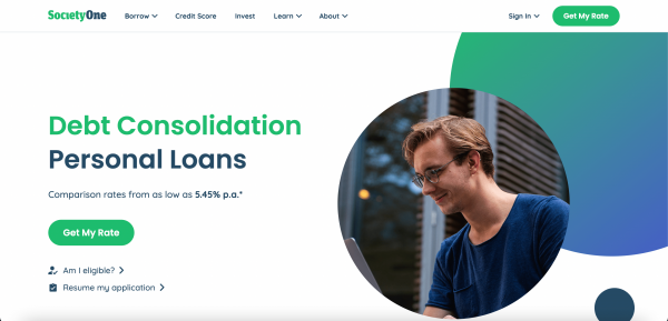 SocietyOne Debt Consolidation Personal Loans review