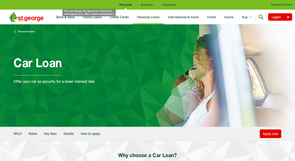 St.George Bank - Car Loan review